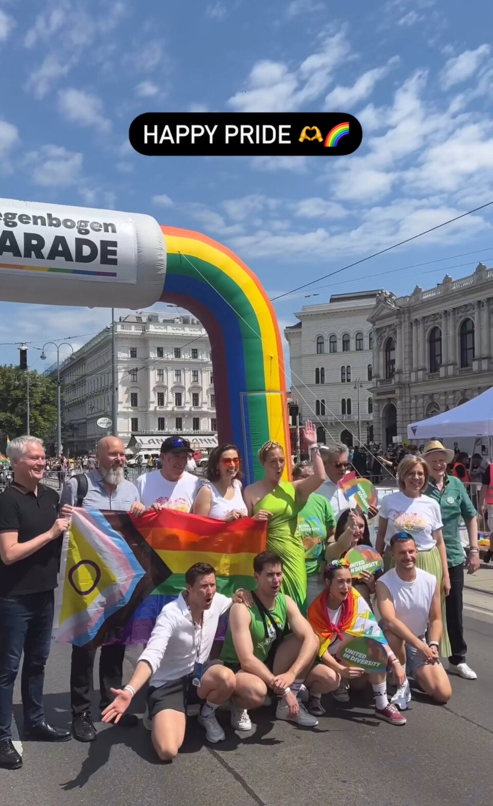 Schilling bei der Pride