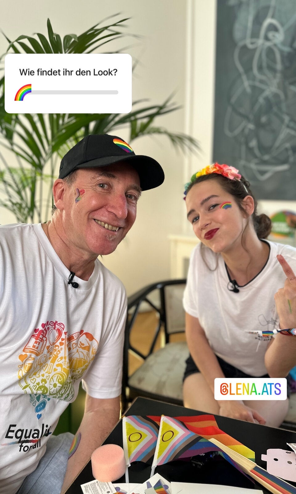 Schilling bei der Pride