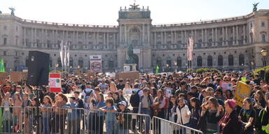 Fridays For Future mit Protest in Wien gegen klimasch&auml;dliche F&ouml;rderungen