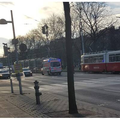 Bim erfasst Mädchen in Wien-Margareten