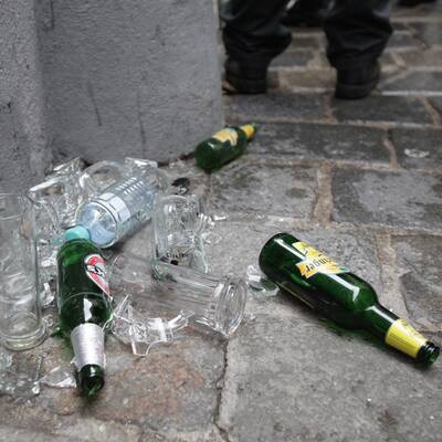 Deutsche Hooligans in Wien