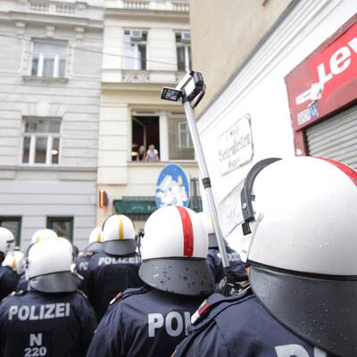 Deutsche Hooligans in Wien