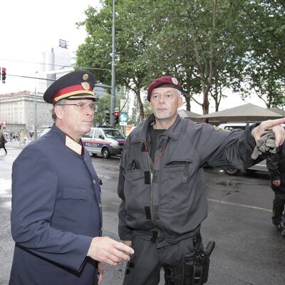 Deutsche Hooligans in Wien