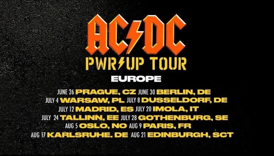 Das gibt's doch nicht: AC/DC rocken im Sommer an Österreich vorbei!