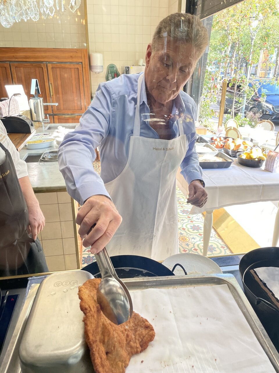 Hasselhoff paniert Wien ein