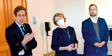 Jan Krainer, Stefanie Krisper und Christian Hafenecker