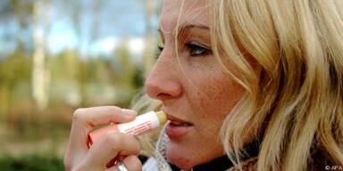Im Winter brauchen Lippen fetthaltige Pflege