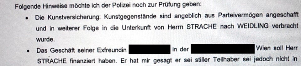 Strache Bodyguard Aussagen