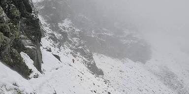 Immer wieder Schnee- und Regenschauer