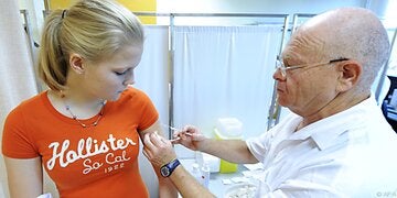 Impfpersonal hatte viel zu tun