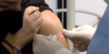 geimpfter Arm