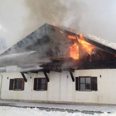 Vollbrand in Tiroler Berggasthof