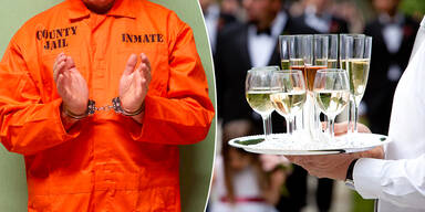 Kehrten freiwillig zurück: Wachmann ließ Insassen auf seiner Hochzeit kellnern