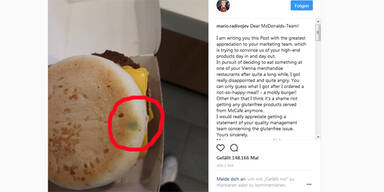 Schimmel-Skandal in Wiener McDonald's-Filiale