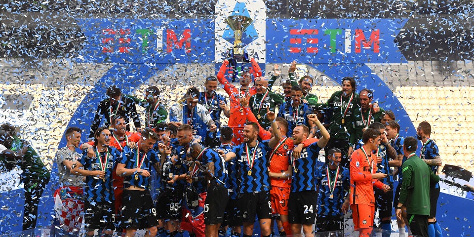 Scudetto-Party: Inter Mailand bejubelt den Gewinn der italienischen Meisterschaft