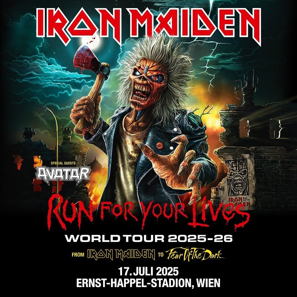 Iron Maiden: So brutal wird das Wien-Konzert