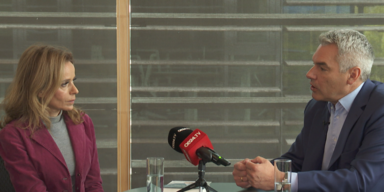Kopie von Ex-Kanzler Karl Nehammer im großen oe24.TV-Interview mit Isabelle Daniel