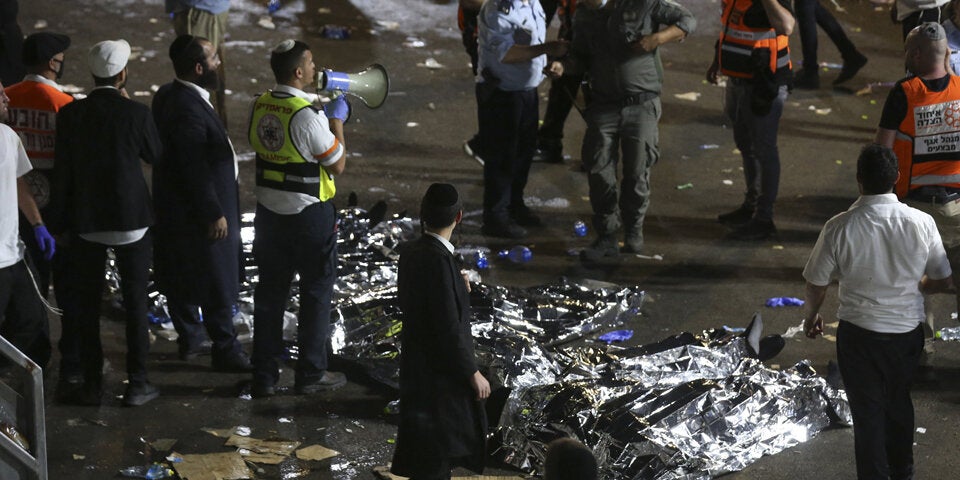 Massenpanik bei Pilgerfest in Israel: Dutzende Tote