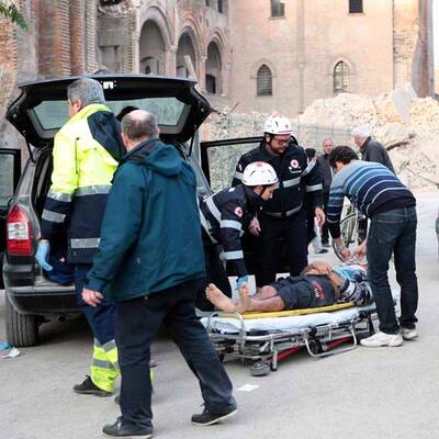 Schlimmes Erdbeben in Norditalien