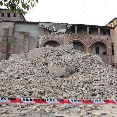 Schlimmes Erdbeben in Norditalien
