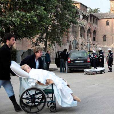 Schlimmes Erdbeben in Norditalien