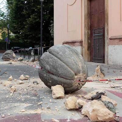 Schlimmes Erdbeben in Norditalien