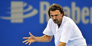 Ivanisevic mit dem kroatischen Verband im Clinch