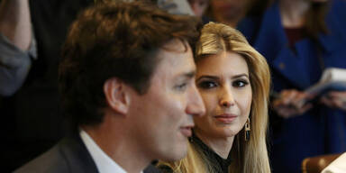 Valentinstag: Ivanka Trump schmachtet Justin Trudeau an