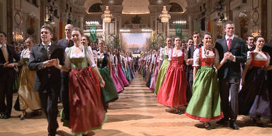 J&auml;gerball 2012: Fesches "Halali"  in der Hofburg