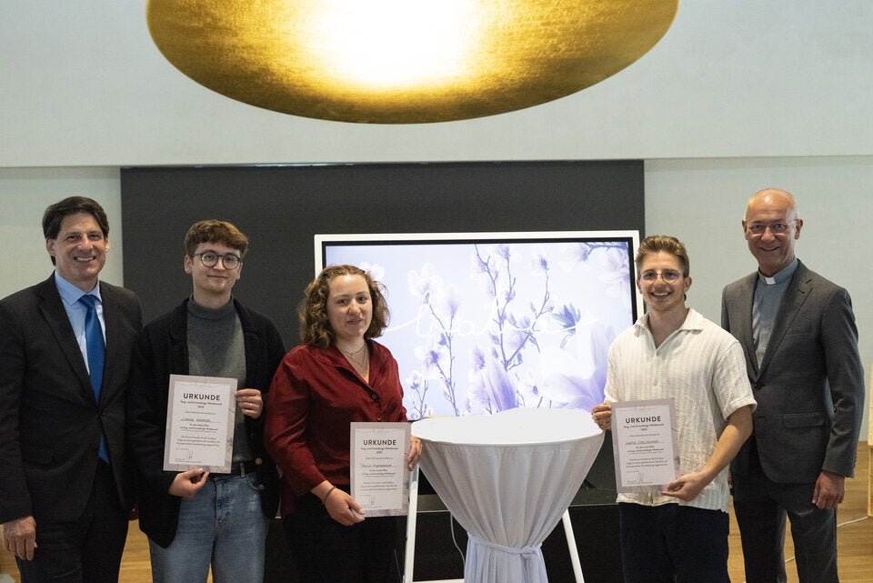 Jürgen Sild, Lorenz Herkner, Paulina Anzengruber, Martin Etzelsdorfer und Toni Faber.