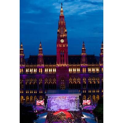 Stars und glamouröse Kostüme am Life Ball