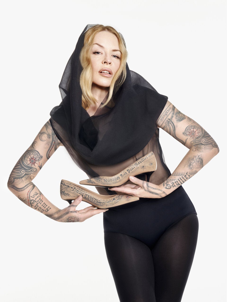 Kylie Minogue wird für Jimmy Choo und Jean Paul Gaultier zum Mode-Star