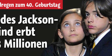 Jackson-Kinder erben erst mit 40