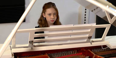 12-J&auml;hrige komponierte Klavierst&uuml;ck f&uuml;r den Kanzler