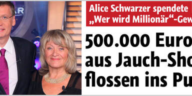 Alice Schwarzers Geld floss ins Puff