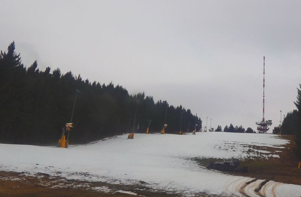Am Jauerling liegt derzeit noch zu wenig Schnee.