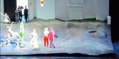 Jedermann Premiere Klima-Kleber