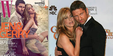 Jennifer Aniston & Gerard Butler in W