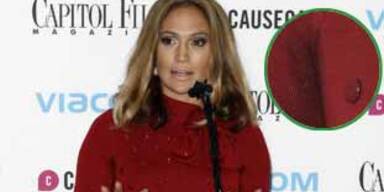 Jennifer Lopez, das Wollkleid & die Schweißflecken