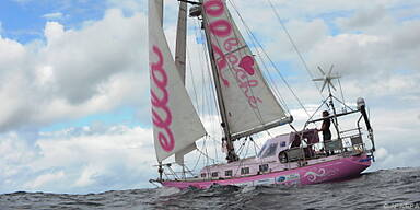 Jessica Watson und "Ella's Pink Lady" vor Heimkehr