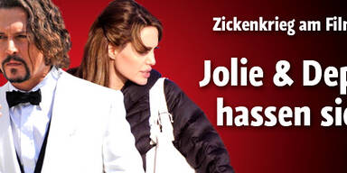 Angelina Jolie & Johnny Depp hassen sich
