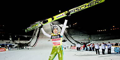 Ammann erster Schweizer Skisprung-Weltcup-Sieger