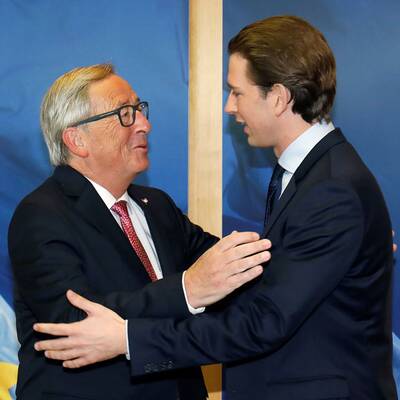 Kurz und Juncker: Ein Annäherungsversuch