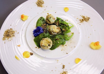 Junger Spinatsalat von Andy und Alex