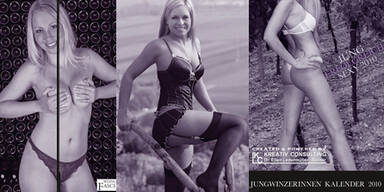 Jungwinzerinnen ganz frech