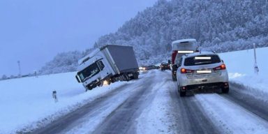 K&auml;rnten Schneefall sorgt f&uuml;r Verkehrschaos.png