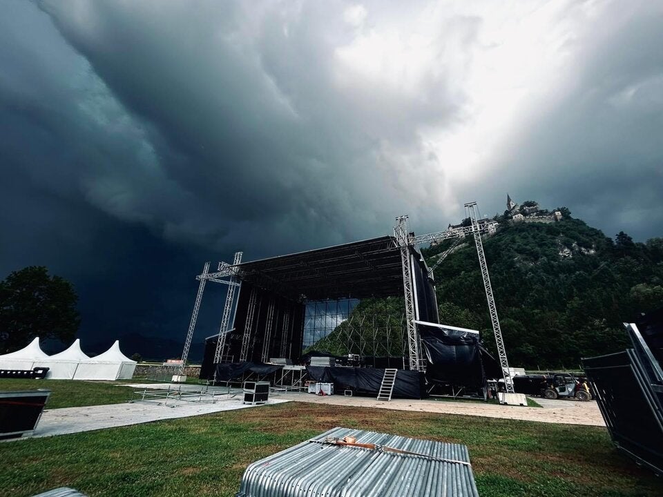 Unwetter Kärnten Robbie Williams Konzert