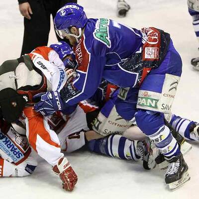 So brutal war das Auswärts-Match KAC gegen Zagreb