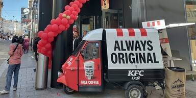 KFC er&ouml;ffnete im Linzer Stadtherz