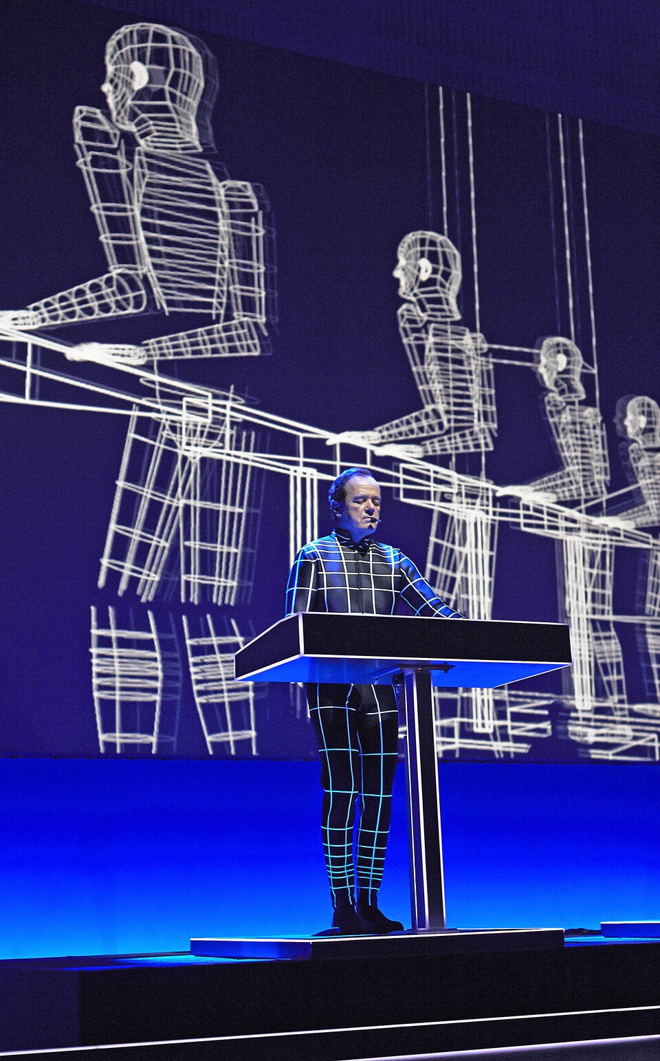 Synthie-Pioniere Kraftwerk live im Großen Festspielhaus
